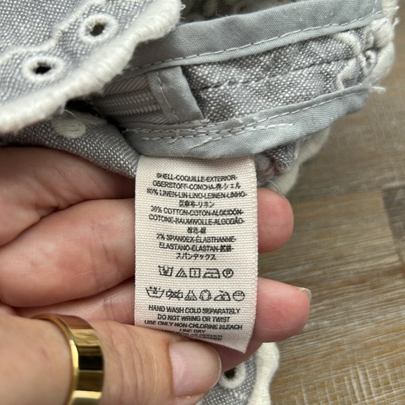 Free People Life’s Too Short Grey Eyelet Shorts
Size 2/27” waist - Picture 8 of 8